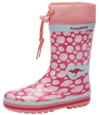 Productafbeelding van Kangaroos meisjesregenlaarzen, model K-summerrain, kleur Daisy Pink, maat 30 EU