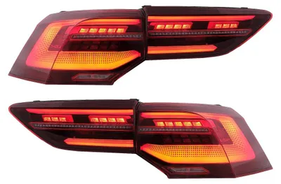 Immagine prodotto di Fanali posteriori completamente a LED per VW Golf 8 berlina Mk8 MQB 20+ con lampeggiamento dinamico.