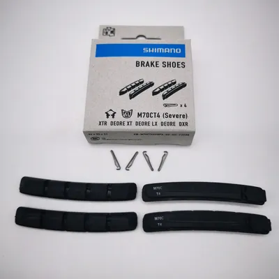 Immagine prodotto di Shimano M70CT4 (2 paia) Pastiglie freno XTR Deore XT LX DXR Ganascia freno per cartuccia V-brake Pastiglia freno