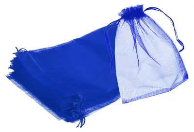 Image de Solidchoice - Coffret de 25 sacs en organza transparents avec cordon de serrage