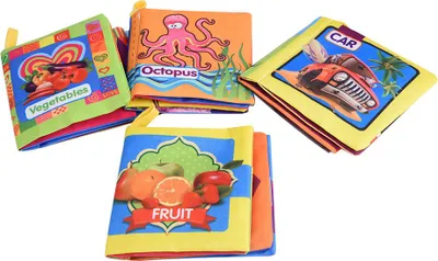 Zdjęcie produktu dla Kolorowe książeczki dla dzieci Edukacyjne książeczki do czytania dla dzieci (4 sztuki/zestaw)