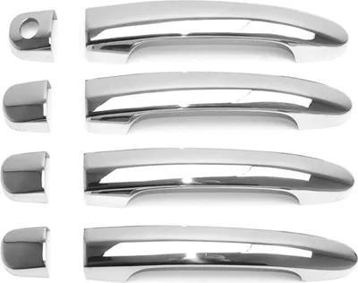 Immagine prodotto di Coprimaniglia per Fiat Bravo 2007-2014 4 porte in acciaio inox argento 8x