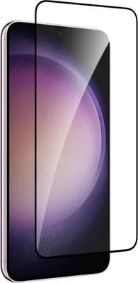 Image de Puro Frame Verre trempé Avec Cadre Noir Pour Samsung Galaxy S25+ / S24