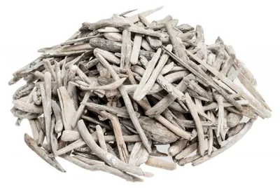 500 g Treibholz 2 in Weiß je 5 cm