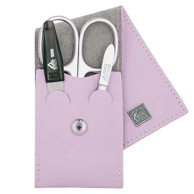 Obrázok produktu pre Erbe Solingen Dámska kožená cestovná manikúra 9673 pink