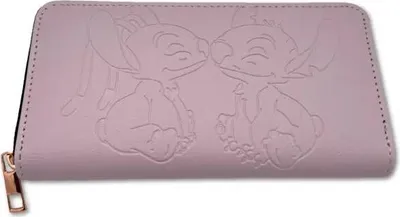 Produktbild von Stitch & Angel - Portfel - Różowy - Wallet - 19X10X2,5Cm'
