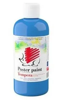 Tempera, 500 ml, ICO "Ježko", svetlomodrá