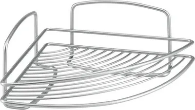 Zdjęcie produktu dla Metaltex Regał Narożny Onda 22 X 22 X 11 Cm Stal nierdzewna Srebrny