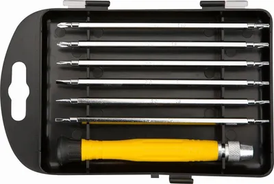 Produktbild von Name Präzisionsschraubendreher-Set, 7-teilig – für Elektronik und Uhren