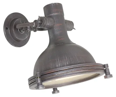 Obrázok produktu pre Bodové svetlo - antracit - Gearwood - drevo kov - nástenné bodové svetlo - E27 - 7968A - Mexlite