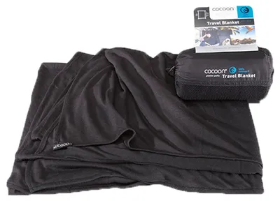 Produktbild von Cocoon Coolmax (Polyesterfasern) Travel Decke Schwarz 180 x 140 cm Schwarz 180 x 140 cm
