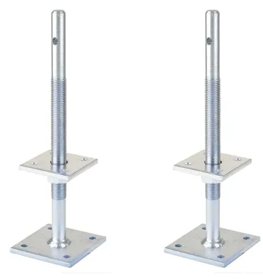 Produktbild von Alberts I-Pfostenträger, galvanisch verzinkt, dickschichtpassiviert, höhenverstellbar 100 - 230 mm, zum Aufschrauben