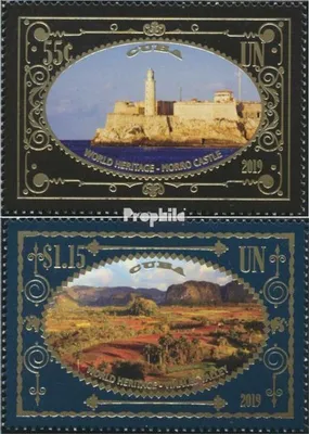 Produktbild von Briefmarken UNO - New York 2019 Mi 1722-1723 (kompl.Ausg.) gestempelt UNESCO Welterbe: Kuba