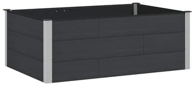 Produktbild von Hochbeet Schwarz 150 x 100 x 54 cm