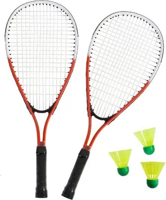 Immagine prodotto di Set da badminton per ragazzi con 2 volani e borsa