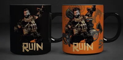 Produktbild von Paladone Products Call of Duty Black Ops 4 Tasse mit Thermoeffekt Ruin PP4795COD