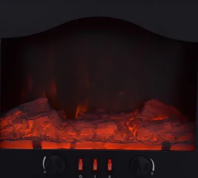 Produktbild von Syntrox Germany Elektrokaminofen Umbala 2000W LED-Flammeneffekt schwarz
