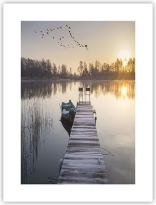 Produktbild von Poster - Poster ohne Rahmen - Brücke Westen die Sonne - 30x40 cm - Wand Bild - Wanddeko - Wandbilder - Kunstposter - Wandposter - Bilder - Kunstdruck - Wanddekoration - Wandbild - P2XPA30x40-4197