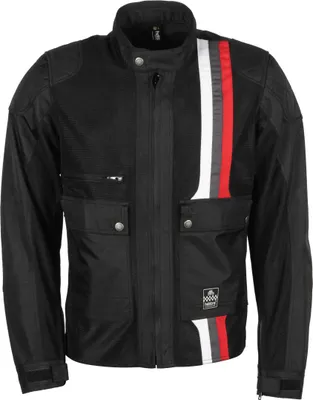 Produktbild von Helstons Hamilton Mesh Noir Motorrad Textiljacke, schwarz, S