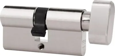 Obrázok produktu pre Zámková vložka s gombíkom 35/30 mm saténový nikel + 3 kľúče