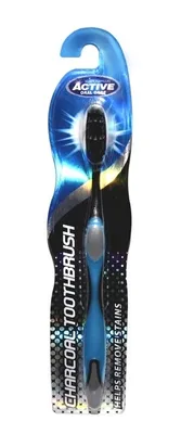 Obrázek produktu pro Aktivní Uhlíkový Zubní Kartáček s Profesionální Hygienou pro Zářivý Úsměv