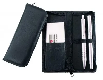Image de Alassio 2603 Alassio Étui à stylos, pour 3 stylos, noir