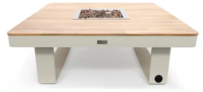 Productafbeelding van Happy Cocooning vuurtafel Horizon 95, kleur: oesterbeige