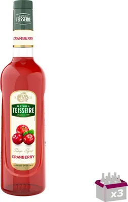Image de Lot 3 - Teisseire - Sirop de canneberge - 70cl