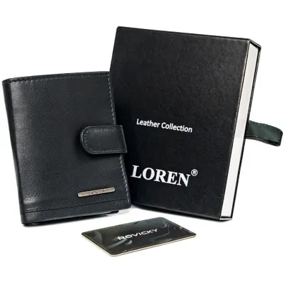 Obrázok produktu pre Loren Pánska peňaženka Kyellayo čierna Universal