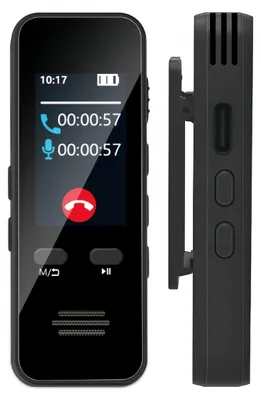 Produktbild von Sprachrecorder 64 GB - Digitales Diktiergerät - Passwortschutz - Sprachaktivierung - Lange Aufnahmezeit - LCD-Display - MP3-Aufnahme - ALAC-Wiedergabe