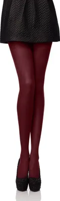 Produktbild von Antie Damen Mikrofaser Strumpfhose AN-122 60 DEN (Weinrot, S) .