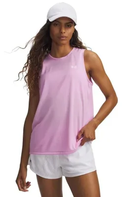 Produktbild von Under Armour Tech Tank Solid ärmelloses T-shirt Rosa M Frau Rosa M