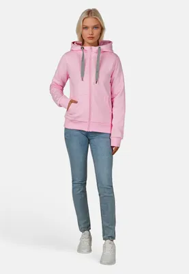 Produktbild von salzhaut Damen Sweatjacke SÖÖTE L Kuschelige Kapuzenjacke für Frauen aus weichem Baumwoll-Mix – Maritimer Zip-Hoodie mit dicken Kordeln – Designed in Hamburg