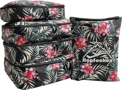 Productafbeelding van Famanu Reisorganizer, set van 5 - Verpakkingshoezen voor koffers