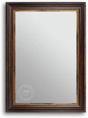 Produktbild von Antik Wandspiegel 80x180 cm mit Rahmen | Braun Gold | Shabby Chic Vintage Barock Spiegel mit Holzrahmen | Barockspiegel inkl. Metall Aufhänger und Montagematerial