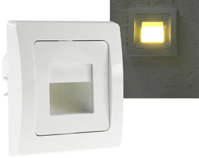 Zdjęcie produktu dla ChiliTec LED lampa wpuszczana DELPHI COB biała 80x80mm, 3000k, ciepła biel, 110lumen