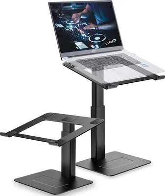 Zdjęcie produktu dla Stojak na laptop Famanu, konstrukcja 2-w-1 - regulowana wysokość