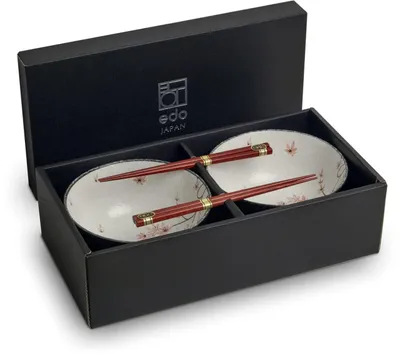 Zdjęcie produktu dla Zestaw misek do udonu - porcelana - 17 cm