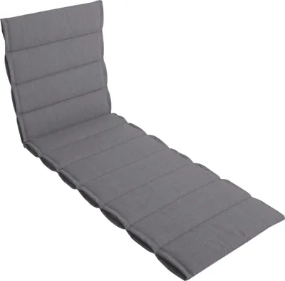 Produktbild von LILENO HOME Sonnenliege Auflage als [1er Set - Rollliege] in Grau - Gartenliegen Auflage perfekt für Strandliege - Polster Auflage für Gartenliege (200x60x4,5cm)