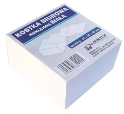 Obrázek produktu pro Bílá kostka 85 × 85 mm, výška 5 cm – Wektor