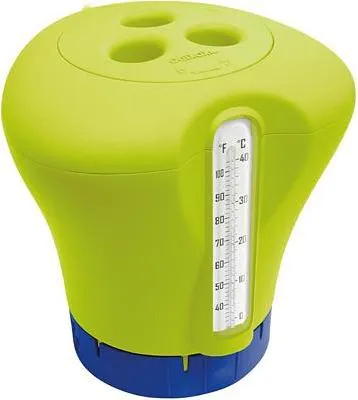 Produktbild von MARIMEX Chlorschwimmer mit Thermometer - Farbe Gelb/Grün 10964008