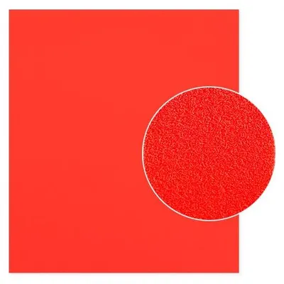 Produktbild von Plottermarie Plotterfolie Premium Flockfolie mit samtiger Oberfläche – Plotterfolie für Textildruck, T-Shirts, Baumwolle, Polyester & Mischgewebe 32 x 50 cm - 181 Neon Orange