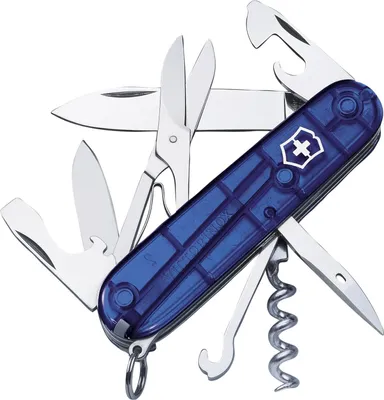 Produktbild von Victorinox Schweizer Taschenmesser, Climber, Multitool, Swiss Army Knife mit 14 Funktionen, Klinge, Korkenzieher, Dosenöffner