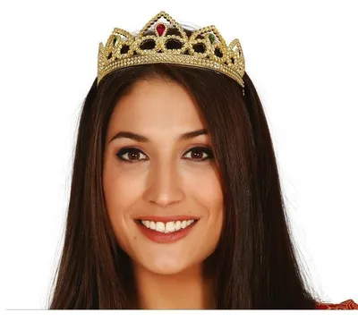 Obrázek produktu pro Zářivá zlatá korunka, dětská princezna, barva zlatá