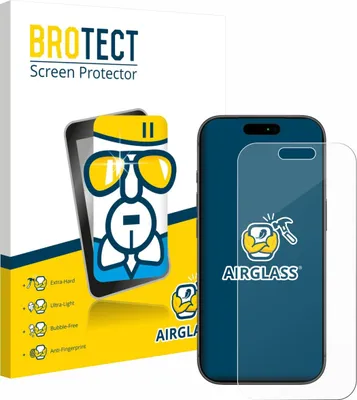 Produktbild von BROTECT Schutzglas für Apple iPhone 17 Pro Schutzfolie Panzer Folie Glas Display Schutz klar