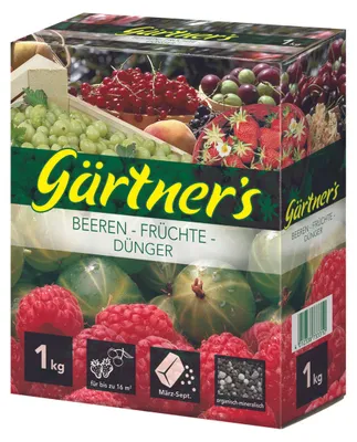 Produktbild von gpi Gärtner´s Spezialkulturen Beeren-Früchte-Dünger 1 kg