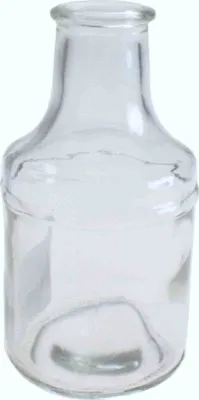 Produktbild von Glasflasche Glasvase H13cm Blumenvase Mini Vase Flaschenvase Väschen Fläschchen, Menge:48 St.