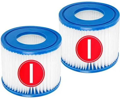 Zdjęcie produktu dla Filtr do basenu YanBan, kompatybilny z pompą filtrującą Best-way 58381, zestaw 2 sztuk filtrów wymienne