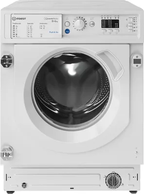 Image de Lave-linge séchant intégrable 8/6kg 1400 tours/min tout intégrable - Indesit - BIWDIL861485EU -
