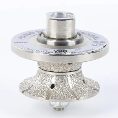 Obrázek produktu pro Ruční profilovací nástroj Diamant Bullnose pro zpracování žuly, průměr 30 mm